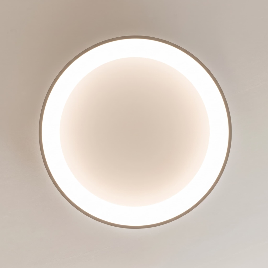 BRILAGI - LED prigušivo stropno svjetlo FALCON II LED/99W/230V 3000-6500K Ø 60 cm bijela/bež + daljinski upravljač