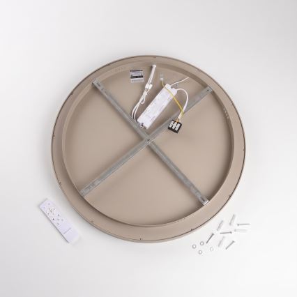 BRILAGI - LED prigušivo stropno svjetlo FALCON II LED/99W/230V 3000-6500K Ø 60 cm bijela/bež + daljinski upravljač