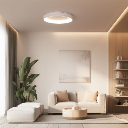 Brilagi - dimabilna LED stropna svjetiljka FALCON II LED/99W/230V 3000-6500K Ø 60 cm bijela + daljinski upravljač