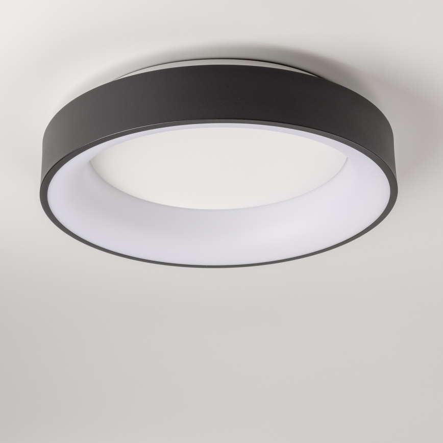 Brilagi - LED Prigušiva stropna svjetiljka FALCON LED/80W/230V 3000-6500K pr. 60 cm crna + daljinski upravljač