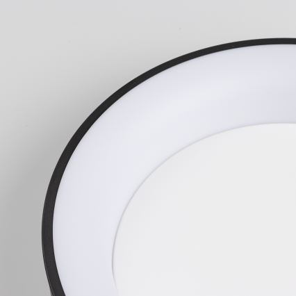 Brilagi - LED Prigušiva stropna svjetiljka FALCON LED/80W/230V 3000-6500K pr. 60 cm crna + daljinski upravljač