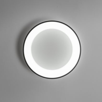 Brilagi - LED Prigušiva stropna svjetiljka FALCON LED/80W/230V 3000-6500K pr. 60 cm crna + daljinski upravljač