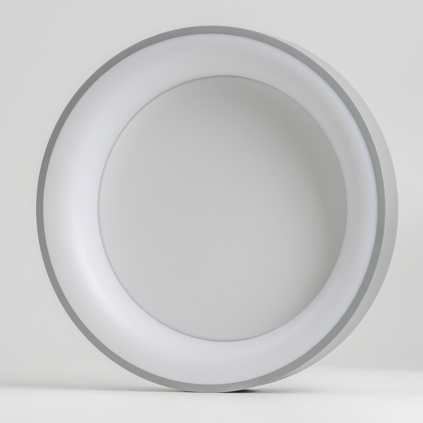 Brilagi - LED Prigušiva stropna svjetiljka FALCON LED/80W/230V 3000-6500K pr. 60 cm siva + daljinski upravljač