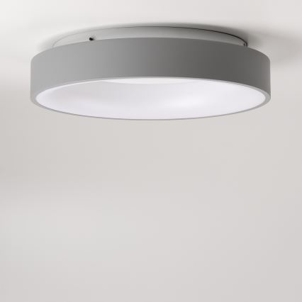 Brilagi - LED Prigušiva stropna svjetiljka FALCON LED/80W/230V 3000-6500K pr. 60 cm siva + daljinski upravljač