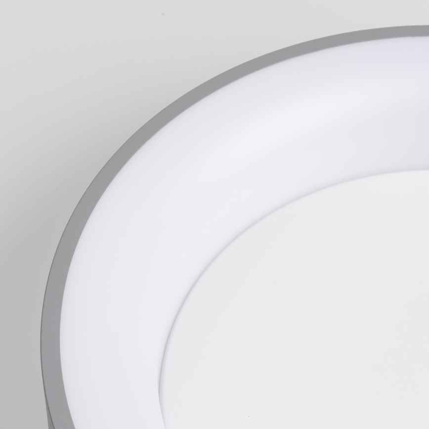 Brilagi - LED Prigušiva stropna svjetiljka FALCON LED/80W/230V 3000-6500K pr. 60 cm siva + daljinski upravljač