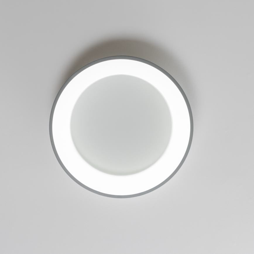 Brilagi - LED Prigušiva stropna svjetiljka FALCON LED/80W/230V 3000-6500K pr. 60 cm siva + daljinski upravljač