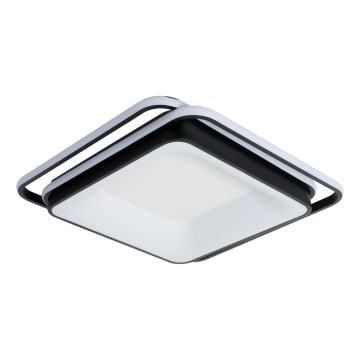 Brilagi - LED prigušiva stropna svjetiljka FLARE LED/102W/230V 3000-6000K 50x50 cm crna + daljinski upravljač