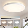 Brilagi - LED prigušiva stropna svjetiljka GLASS POOL DOUBLE LED/80W/230V 3000-6000K 60 cm bijela + daljinski upravljač