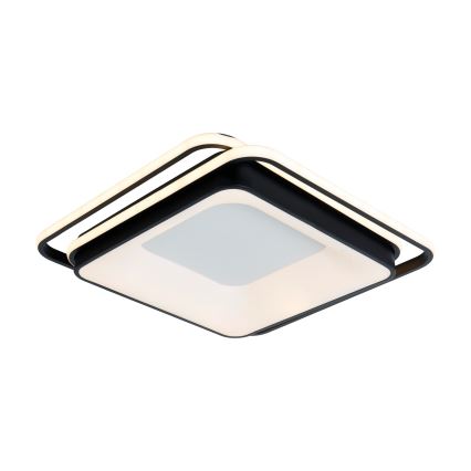 Brilagi - LED stropna svjetiljka IRIS s mogućnošću prigušivanja LED/102W/230V 3000-6000K 50x50 cm crna + daljinski upravljač