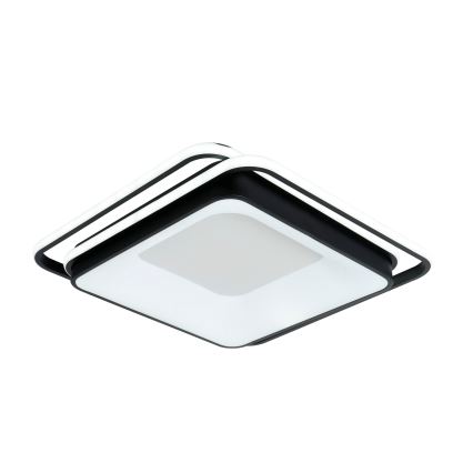 Brilagi - LED stropna svjetiljka IRIS s mogućnošću prigušivanja LED/102W/230V 3000-6000K 50x50 cm crna + daljinski upravljač