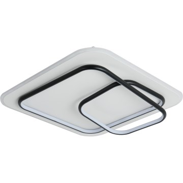 Brilagi - LED prigušiva stropna svjetiljka IRIS LED/81W/230V 3000-6000K 50x50 cm bijela/crna + daljinski upravljač