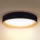 Brilagi - LED Prigušiva stropna svjetiljka LARIOS LED/60W/230V 3000-6500K ø 49 cm crna + daljinski upravljač