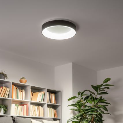 Brilagi - LED Prigušiva stropna svjetiljka FALCON LED/40W/230V 3000-6500K crna + daljinski upravljač