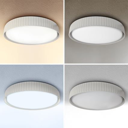 Brilagi - LED stropna svjetiljka LUCIA s prigušivanjem LED/48W/230V 3000-6500K promjer 41 cm bijela + daljinski upravljač