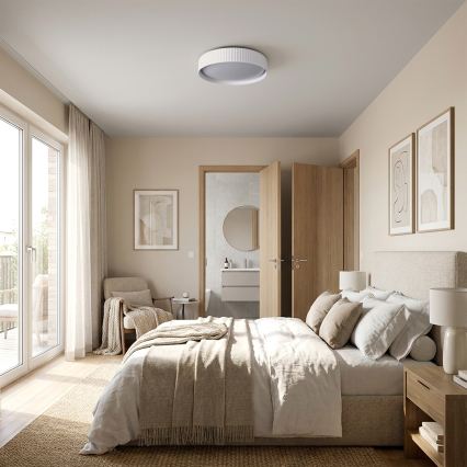 Brilagi - LED stropna svjetiljka LUCIA s prigušivanjem LED/48W/230V 3000-6500K promjer 41 cm bijela + daljinski upravljač