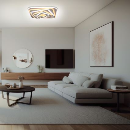 Brilagi - LED Prigušiva stropna svjetiljka MODERN LED/210W/230V 2700-6500K 55x55 cm + daljinski upravljač