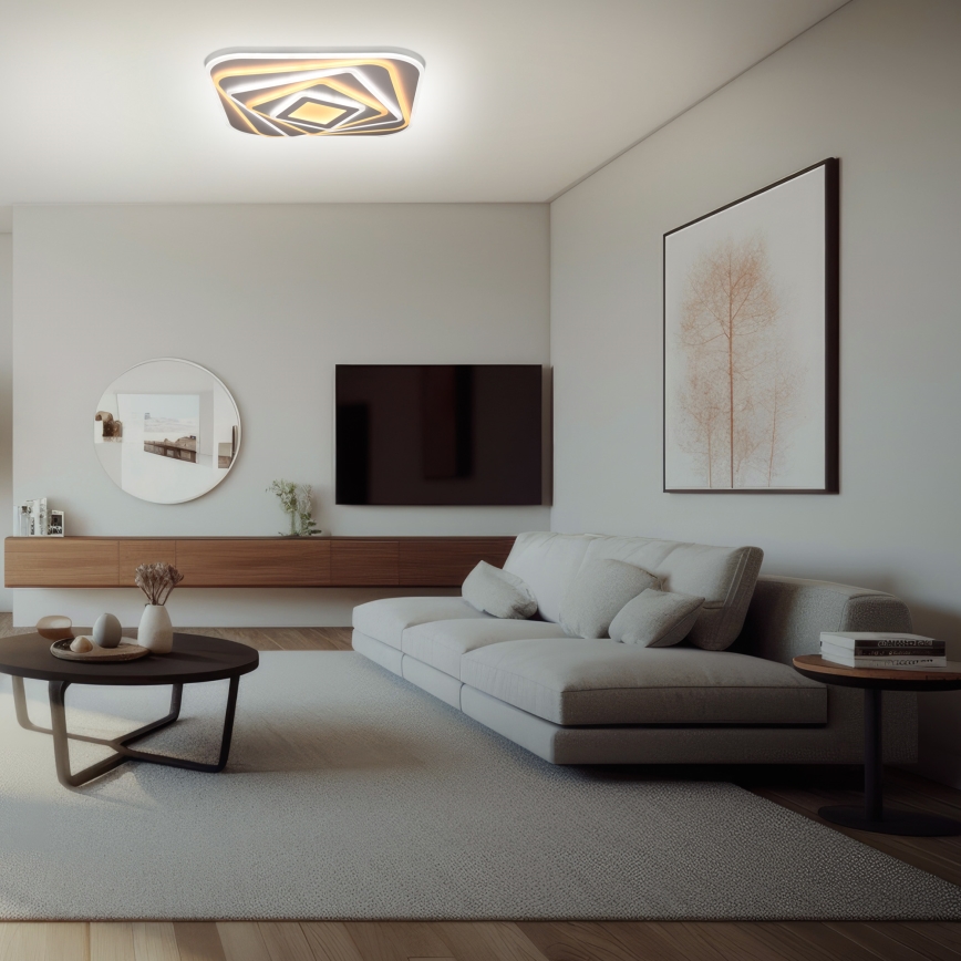 Brilagi - LED Prigušiva stropna svjetiljka MODERN LED/210W/230V 2700-6500K 55x55 cm + daljinski upravljač