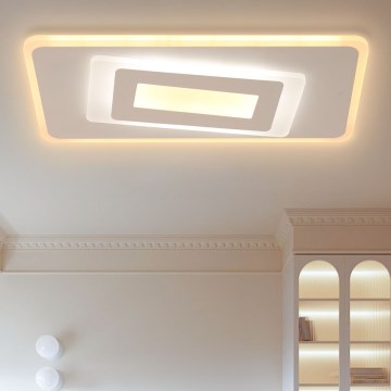 Brilagi - LED Prigušiva stropna svjetiljka MODERN LED/51W/230V 2700-6500K 20x40 cm + daljinski upravljač