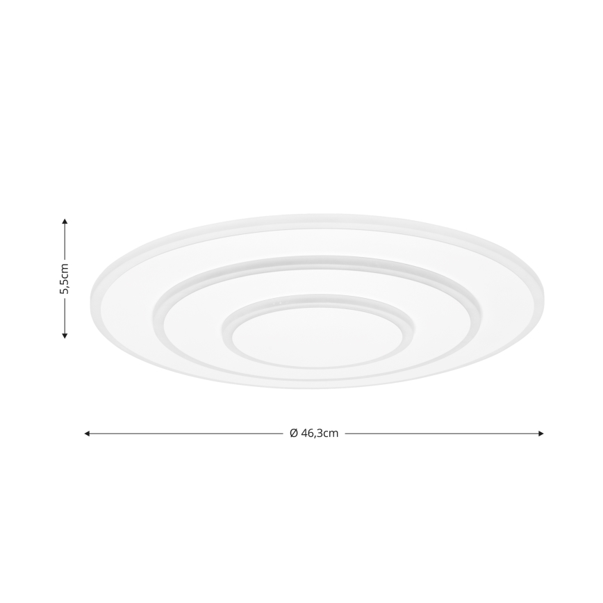 Brilagi - LED Prigušiva stropna svjetiljka MODERN LED/58W/230V 2700-6500K pr. 46,3 cm + daljinski upravljač