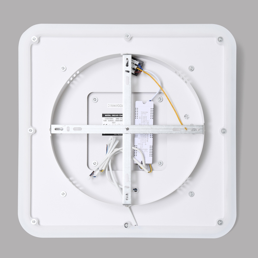 Brilagi - LED Prigušiva stropna svjetiljka MODERN LED/72W/230V 2700-6500K 46,6x46,6 cm + daljinski upravljač