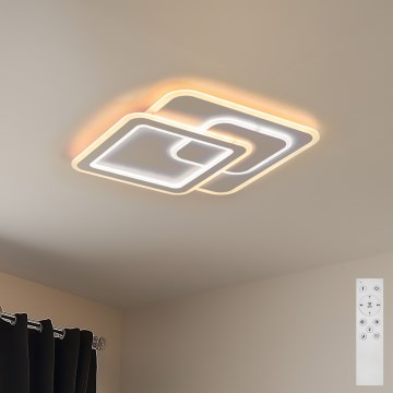 Brilagi - LED Prigušiva stropna svjetiljka MODERN LED/80W/230V 2700-6500K 52,5x52,5 cm + daljinski upravljač