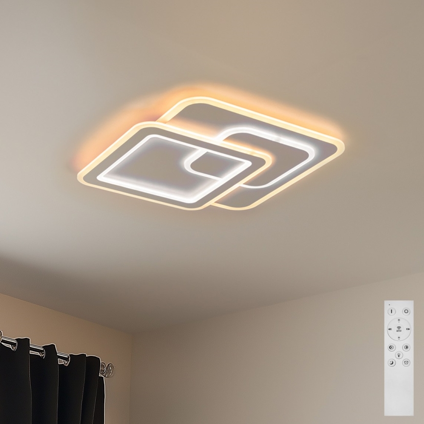 Brilagi - LED Prigušiva stropna svjetiljka MODERN LED/80W/230V 2700-6500K 52,5x52,5 cm + daljinski upravljač
