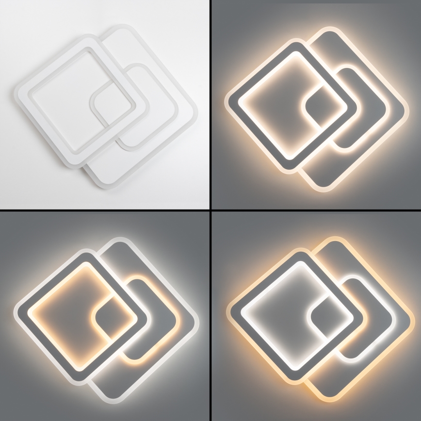 Brilagi - LED Prigušiva stropna svjetiljka MODERN LED/80W/230V 2700-6500K 52,5x52,5 cm + daljinski upravljač
