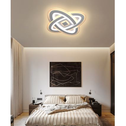 Brilagi - LED Prigušiva stropna svjetiljka MODERN LED/90W/230V 2700-6500K 48x48 cm+ daljinski upravljač