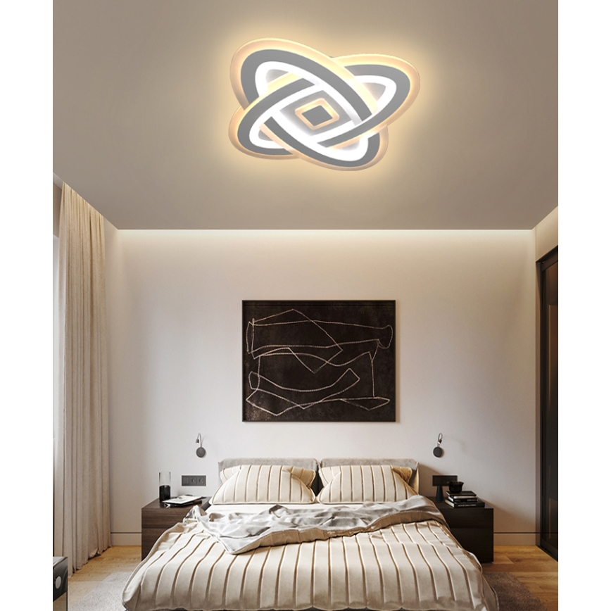 Brilagi - LED Prigušiva stropna svjetiljka MODERN LED/90W/230V 2700-6500K 48x48 cm+ daljinski upravljač