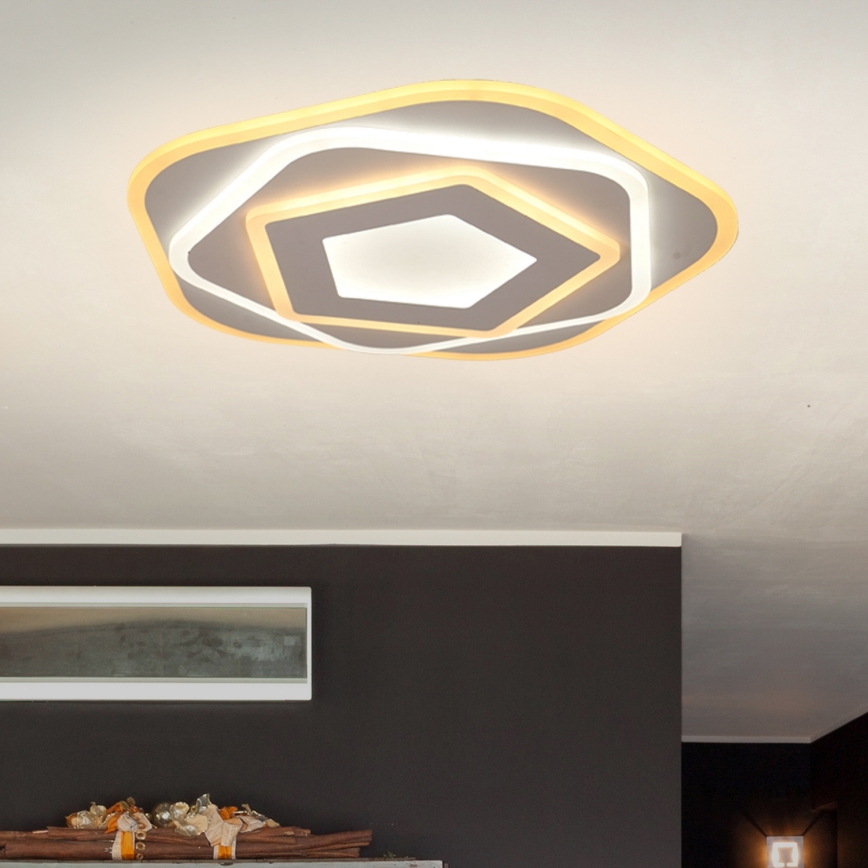 Brilagi - LED Prigušiva stropna svjetiljka MODERN MINI LED/53W/230V 3000/4000/6000K pr. 30 cm + daljinski upravljač