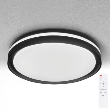 Brilagi - LED prigušiva stropna svjetiljka NAOMI LED/48W/230V 3000-6500K Ø 39 cm crna + daljinski upravljač