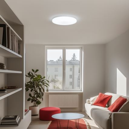 Brilagi - LED Prigušiva stropna svjetiljka OPAL LED/24W/230V  3000/4000/6500K + daljinski upravljač