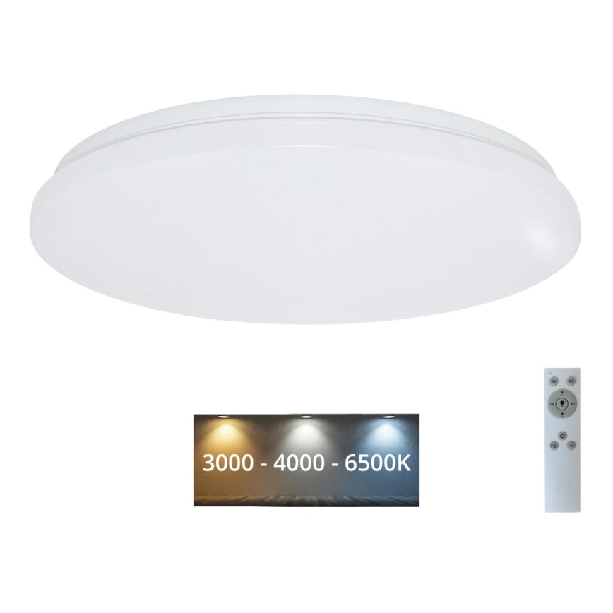 Brilagi - LED Prigušiva stropna svjetiljka OPAL LED/24W/230V 3000-6500K + daljinski upravljač