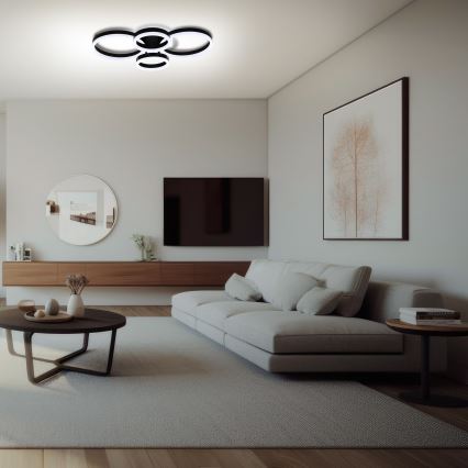 Brilagi - LED Prigušiva stropna svjetiljka ORBITS LED/49W/230V 3000/4000/6000K + daljinski upravljač