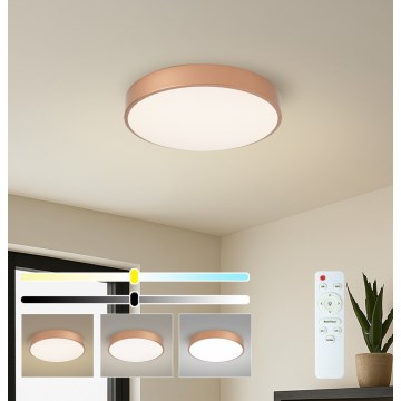Brilagi - LED prigušiva stropna svjetiljka POOL LED/48W/230V 3000-6000K promjer 40 cm brončana + daljinski upravljač