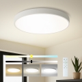 Brilagi - LED prigušiva stropna svjetiljka POOL SMART LED/100W/230V 3000–6000K Ø 80 cm Wi-Fi Tuya bijela + daljinski upravljač