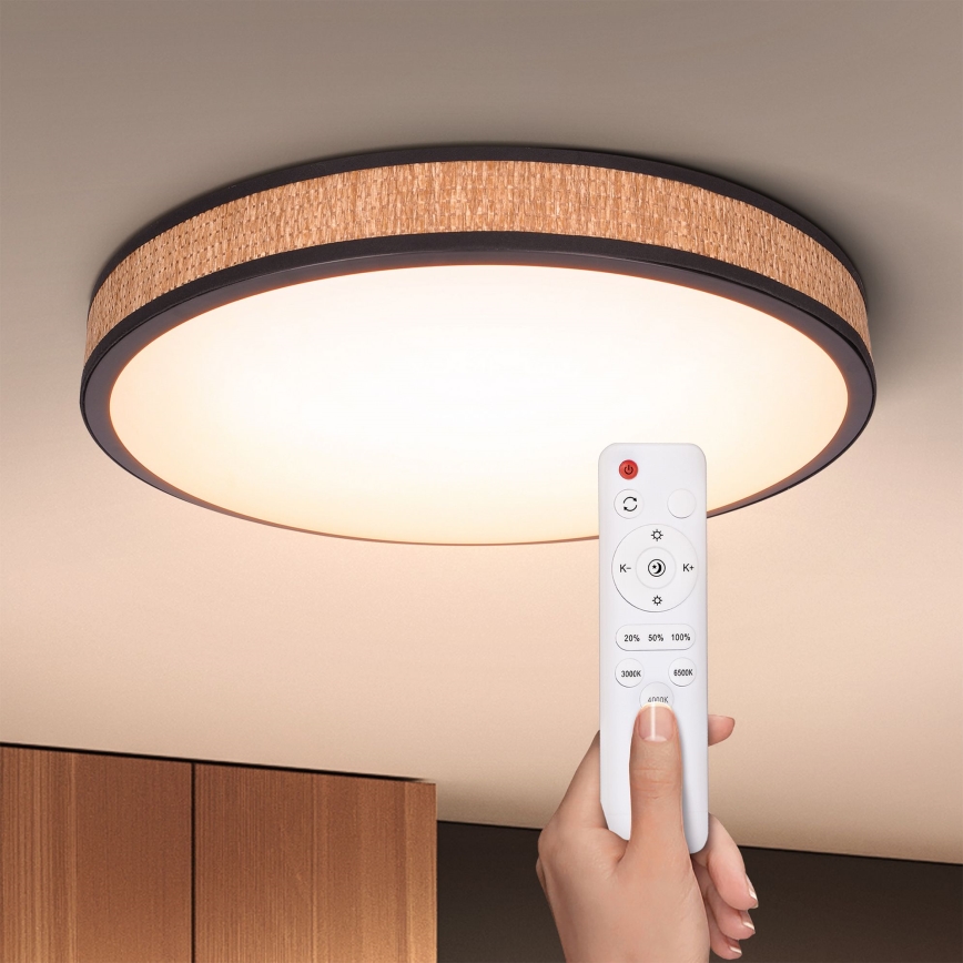 Brilagi - LED Prigušiva stropna svjetiljka ROSA LED/48W/230V 3000-6500K pr. 38 cm + daljinski upravljač