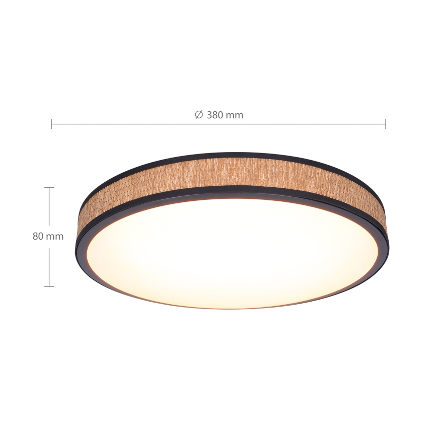 Brilagi - LED Prigušiva stropna svjetiljka ROSA LED/48W/230V 3000-6500K pr. 38 cm + daljinski upravljač