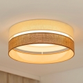 Brilagi - LED Prigušiva stropna svjetiljka ROYAL YUTE LED/24W/230V pr. 45 cm 3000/4000/6500K bež/krem  + daljinski upravljač