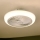 Brilagi - LED Prigušiva stropna svjetiljka s ventilatorom LED/30W/230V 3000-6500K bijela + daljinski upravljač