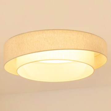 Brilagi - LED Prigušiva stropna svjetiljka SHINE LED/24W/230V 3000/4000/6500K krem + daljinski upravljač