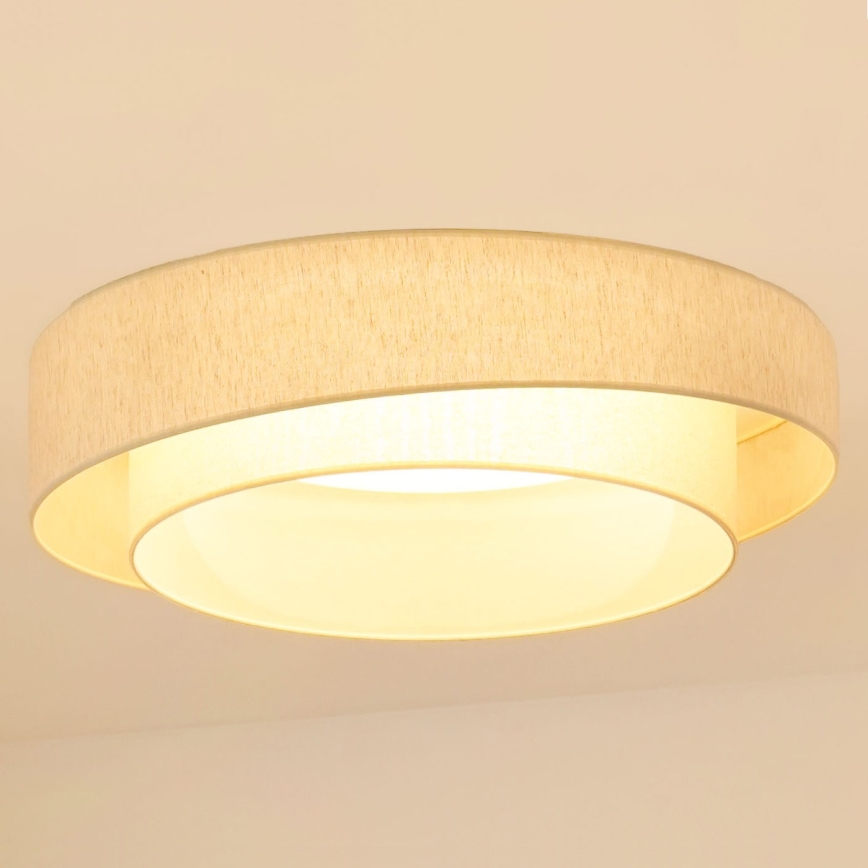 Brilagi - LED Prigušiva stropna svjetiljka SHINE LED/24W/230V 3000/4000/6500K krem + daljinski upravljač