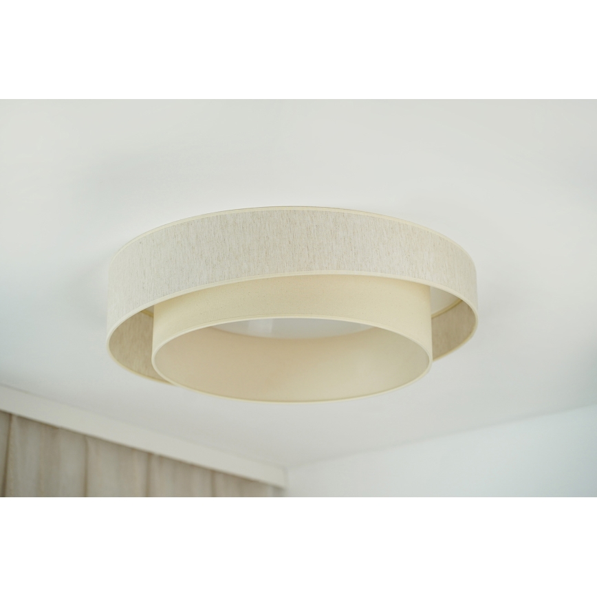 Brilagi - LED Prigušiva stropna svjetiljka SHINE LED/24W/230V 3000/4000/6500K krem + daljinski upravljač