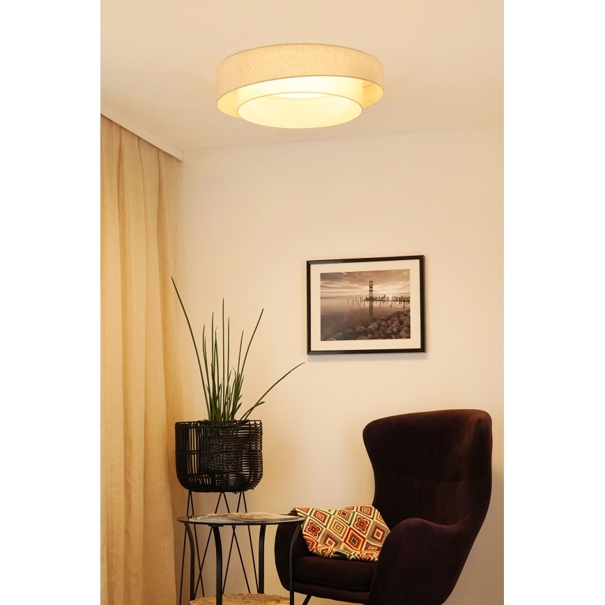 Brilagi - LED Prigušiva stropna svjetiljka SHINE LED/24W/230V 3000/4000/6500K krem + daljinski upravljač