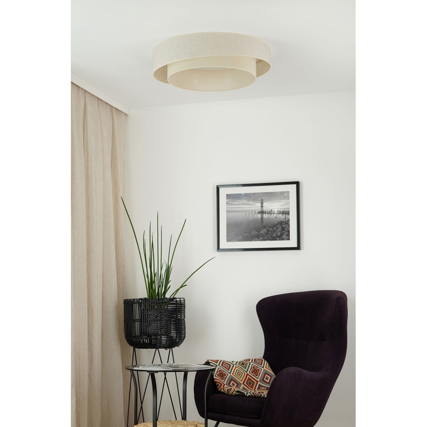 Brilagi - LED Prigušiva stropna svjetiljka SHINE LED/24W/230V 3000/4000/6500K krem + daljinski upravljač