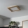 Brilagi - LED Prigušiva stropna svjetiljka SLIMFRAME WOOD LED/25W/230V 34x34 cm 3000-6000K smeđa + daljinski upravljač