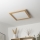 Brilagi - LED Prigušiva stropna svjetiljka SLIMFRAME WOOD LED/36W/230V 49,5x49,5 cm 3000-6000K smeđa + daljinski upravljač