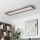 Brilagi - LED Prigušiva stropna svjetiljka SLIMFRAME WOOD LED/58W/230V 124x34 cm 3000-6000K tamno smeđa + daljinski upravljač