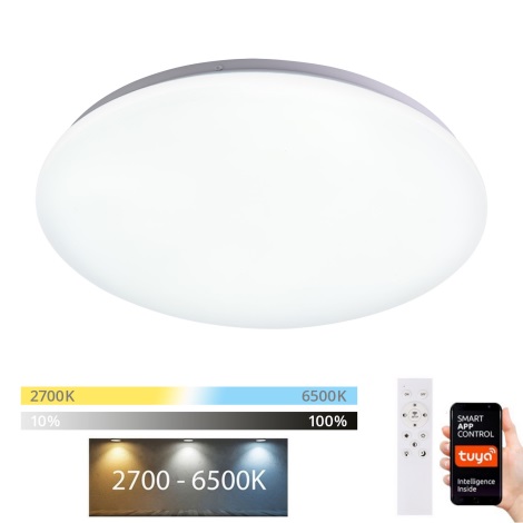 Brilagi - LED Prigušiva stropna svjetiljka SMART LED/24W/230V 2700-6500K Wi-Fi Tuya + daljinski upravljač