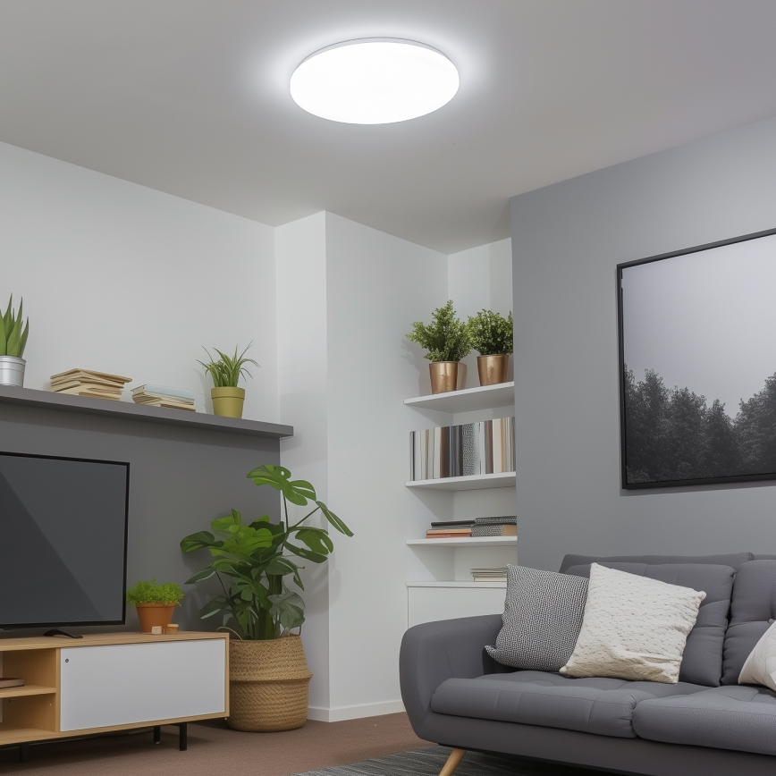 Brilagi - LED Prigušiva stropna svjetiljka SMART LED/24W/230V 2700-6500K Wi-Fi Tuya + daljinski upravljač